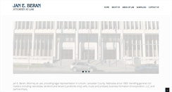 Desktop Screenshot of beranlaw.com