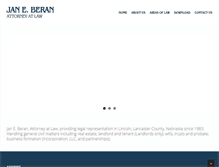 Tablet Screenshot of beranlaw.com